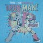Invincible Iron Man Junk Food Clothing Upgrade Tee Shirt Blue