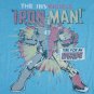Invincible Iron Man Junk Food Clothing Upgrade Tee Shirt Blue