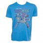 Invincible Iron Man Junk Food Clothing Upgrade Tee Shirt Blue