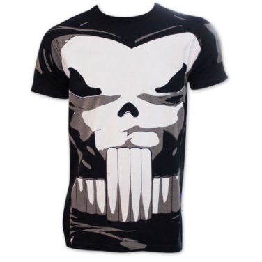 The Punisher Comic Book Superhero Halloween Costume T-Shirt Black