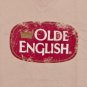 Olde English Distressed Oval Logo Tan Womens Graphic Tee Shirt Beige