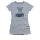 US Navy Eagle Juniors T-Shirt Gray