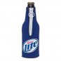 Miller Lite Logo Bottle Suit Koozie Blue