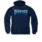 Parks And Recreation City Of Pawnee Pullover Hoodie Blue