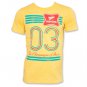Miller High Life Striped Tee Yellow