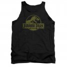 Jurassic Park Distressed Logo Tank Top Black