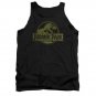 Jurassic Park Distressed Logo Tank Top Black