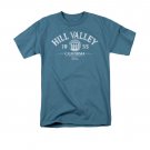 Back To The Future Men's Hill Valley 1955 Tee Shirt Blue
