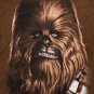 Star Wars Big Chewbacca Face T Shirt Brown