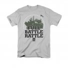 US Army Full Battle Rattle T-Shirt Gray