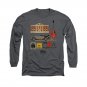 Back To The Future Items Long Sleeve T-Shirt Gray