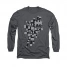 Batman Gotham 3D Long Sleeve T-Shirt Gray