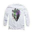 Batman Joker Airbrush Long Sleeve T-Shirt White