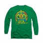 Martian Manhunter Circle Long Sleeve T-Shirt Green