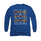 DC Comics Villains Stage Select Long Sleeve T-Shirt Blue