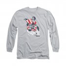 Rocky Graphic Flag Long Sleeve T-Shirt Gray
