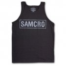 Sons Of Anarchy Boxed SAMCRO Logo Sleeveless T-Shirt Tank Top Black