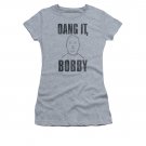King Of The Hill Dang It Bobby Juniors Tee Shirt Gray