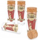 Set of 4 Shot Glasses with Cork Clear