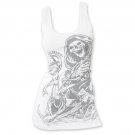 Sons Of Anarchy Women's Reaper Crew Tank Top White