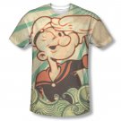 Popeye Traveling Man Sublimation T-Shirt Beige