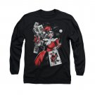 Batman Harley Quinn Smoking Gun Long Sleeve T-Shirt Black