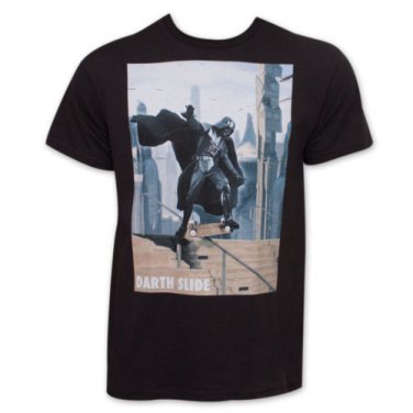 Star Wars Darth Slide TShirt Black