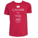 The Big Lebowski Calmer Than You Are Keep Calm T-Shirt Red