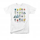 DC Comics Justice League Superhero Issues Tee Shirt White