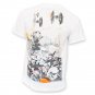 Star Wars Men's Darth Vader Army Tee Shirt White
