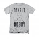 King Of The Hill Men's Dang It Bobby Tee Shirt Gray