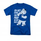 Family Guy Men's Chris Peed In My Pants Tee Shirt Blue