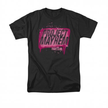 Fight Club Project Mayhem Tee Shirt Black