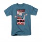 American Dad Like A Cat Tee Shirt Blue
