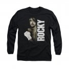 Rocky Painted Long Sleeve T-Shirt Black