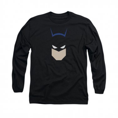 Batman Bat Head Long Sleeve T-Shirt Black