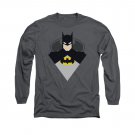 Batman Simple Bat Long Sleeve T-Shirt Gray