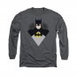 Batman Simple Bat Long Sleeve T-Shirt Gray