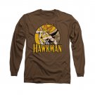 Hawkman Circle Long Sleeve T-Shirt Brown