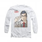 Superman Clark Kent Long Sleeve T-Shirt White