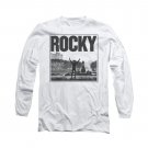Rocky Stairs Long Sleeve T-Shirt White
