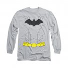 Batman New Batman Costume Long Sleeve T-Shirt Gray