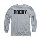 Rocky Logo Long Sleeve T-Shirt Gray