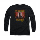 Rocky Condolences Long Sleeve T-Shirt Black