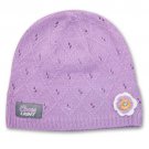 Coors Light Logo Flower Knit Hat Winter Ladies Beanie Purple