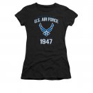 US Air Force Property Of Juniors T-Shirt Black