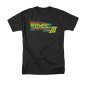 Back To The Future III Men's Movie Logo Tee Shirt Black