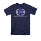Star Trek United Federation Of Planets Navy T-Shirt Blue