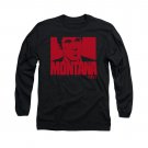 Scarface Montana Face Long Sleeve T-Shirt Black