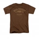 Back To The Future Men's Hill Valley 1885 Tee Shirt Brown